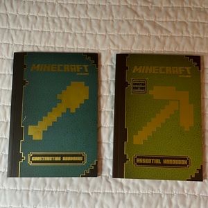 Two Minecraft books in beautiful condition